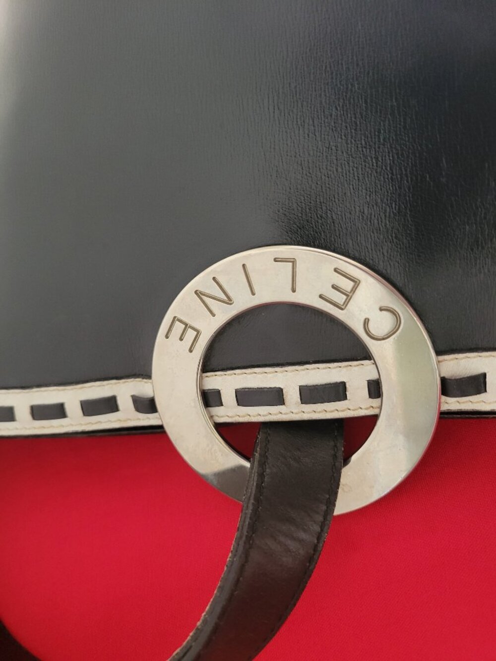 Celine One Shoulder Bag Gold Hardware Unisex - Picture 9 of 16